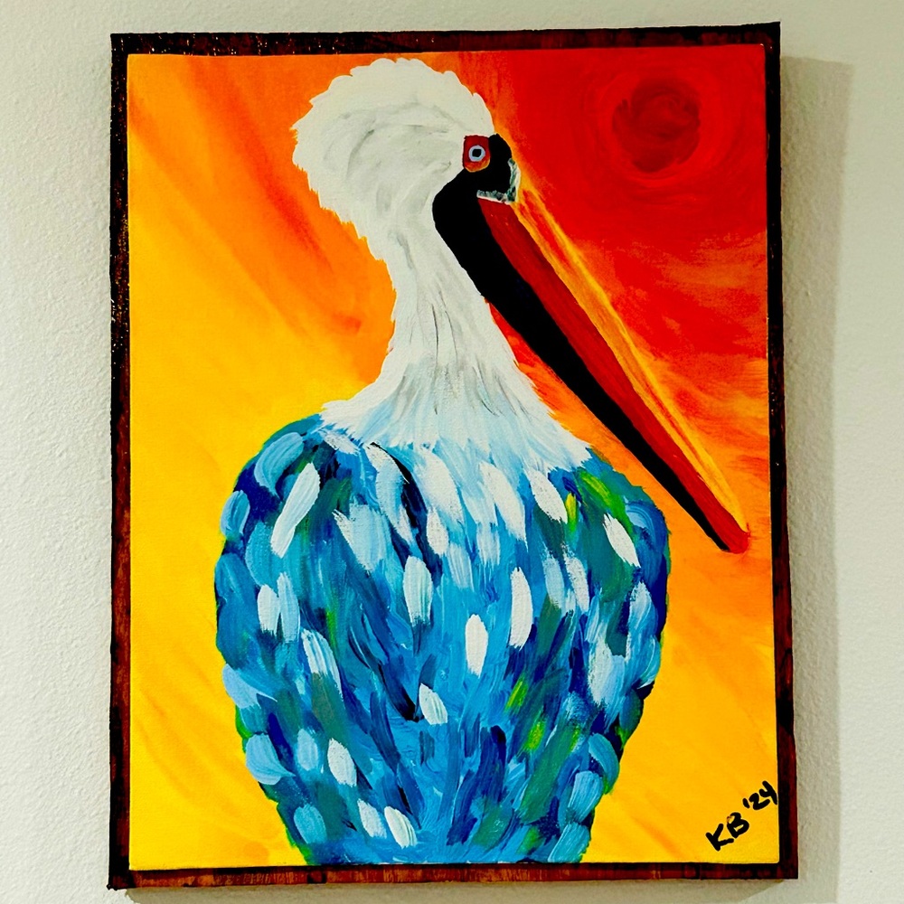 Pelican painting